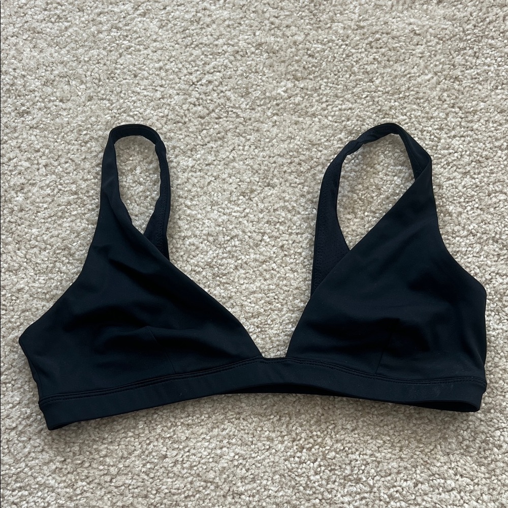 Black CSB Triangle Sports Bralette -